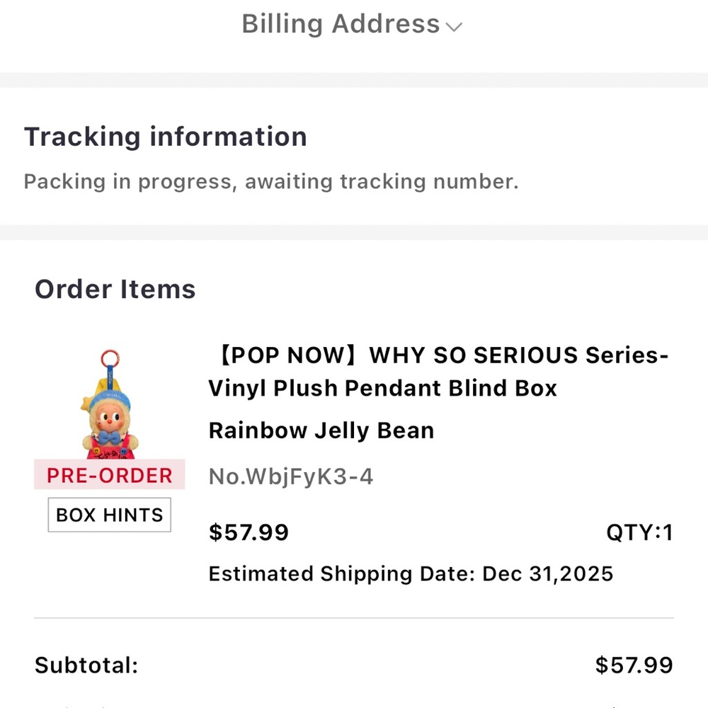 RAINBOW JELLYBEAN
POP MART
WHY SO SERIOUS